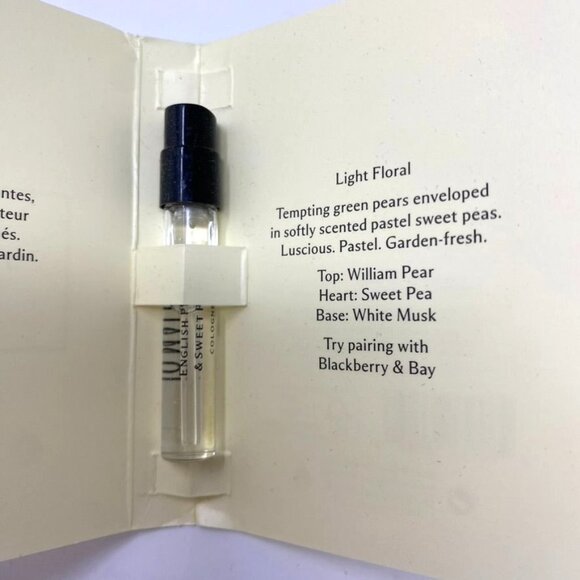 Jo Malone Sampler English Pear Sweet Pea/ Peony Blush Suede/ Lime Basil Mandarin - Picture 2 of 7